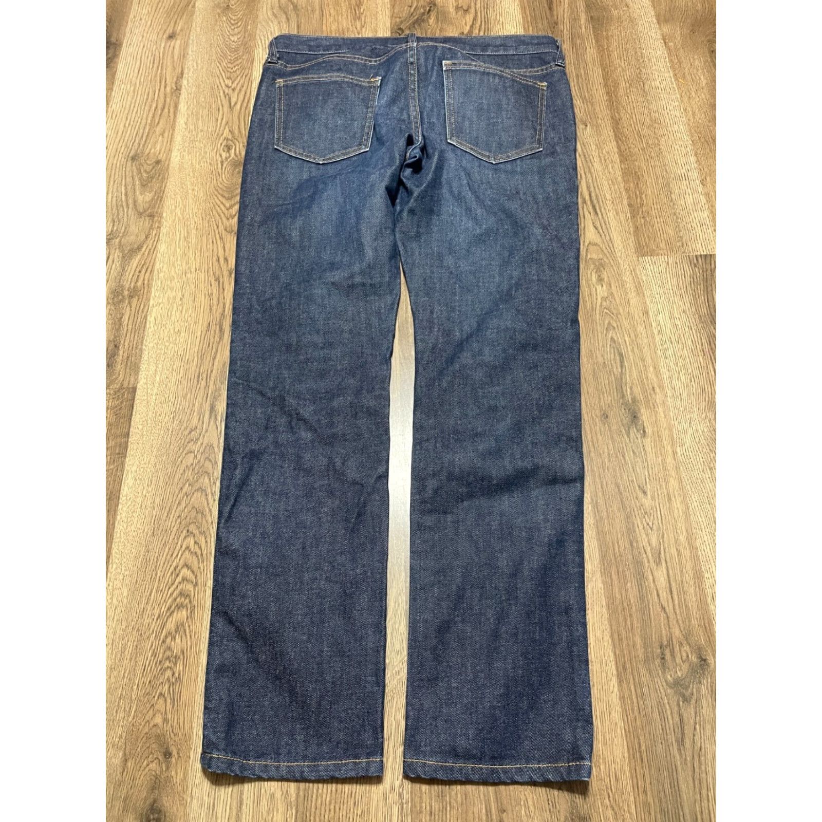 Gap Gap 1969 Jeans, Womens Size 8A, Denim, Straight Leg, 5-Pocket, Dark Wash, Blue, Zip, Regular Fit, Inseam 30 in, Pockets, Machine Washable, Brand Gap Size 30" / US 8 / IT 44 - 2 Thumbnail