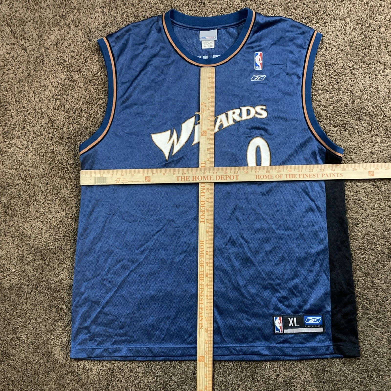 Reebok NBA Washington Wizards #0 Reebok Jersey Blue Mens Size XL Size US XL / EU 56 / 4 - 3 Thumbnail