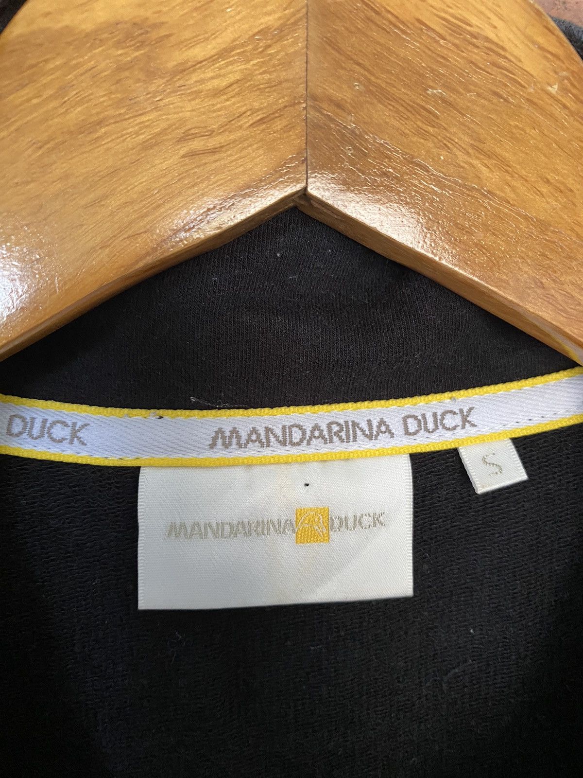Mandarina Duck × Swarovski Vtg Zipper sweater logo Size S / US 4 / IT 40 - 11 Thumbnail