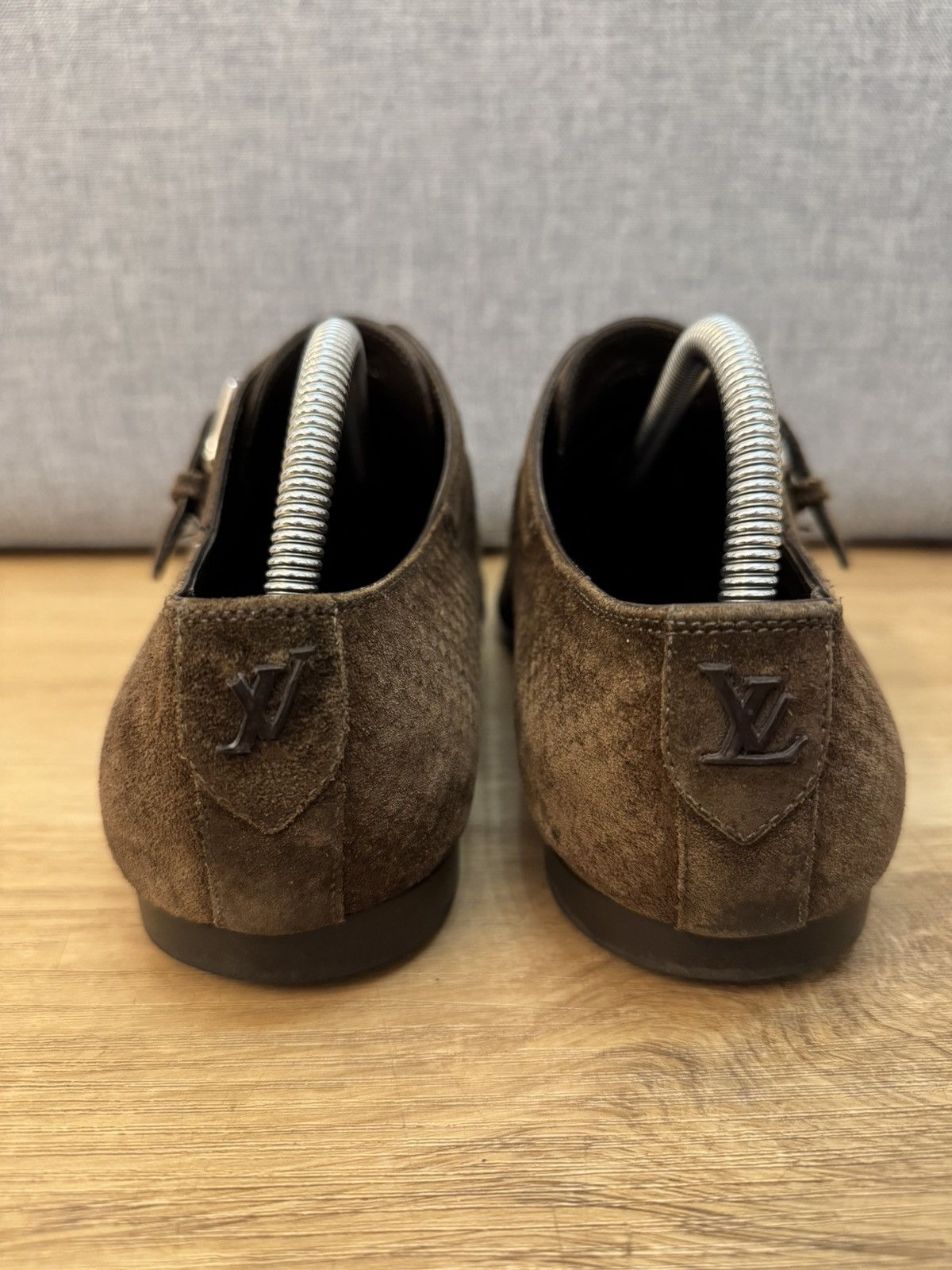 Louis Vuitton Louis Vuitton Paris Brown Suede Moccasin Monk 6,5 40,5 Size US 7.5 / EU 40-41 - 8 Thumbnail