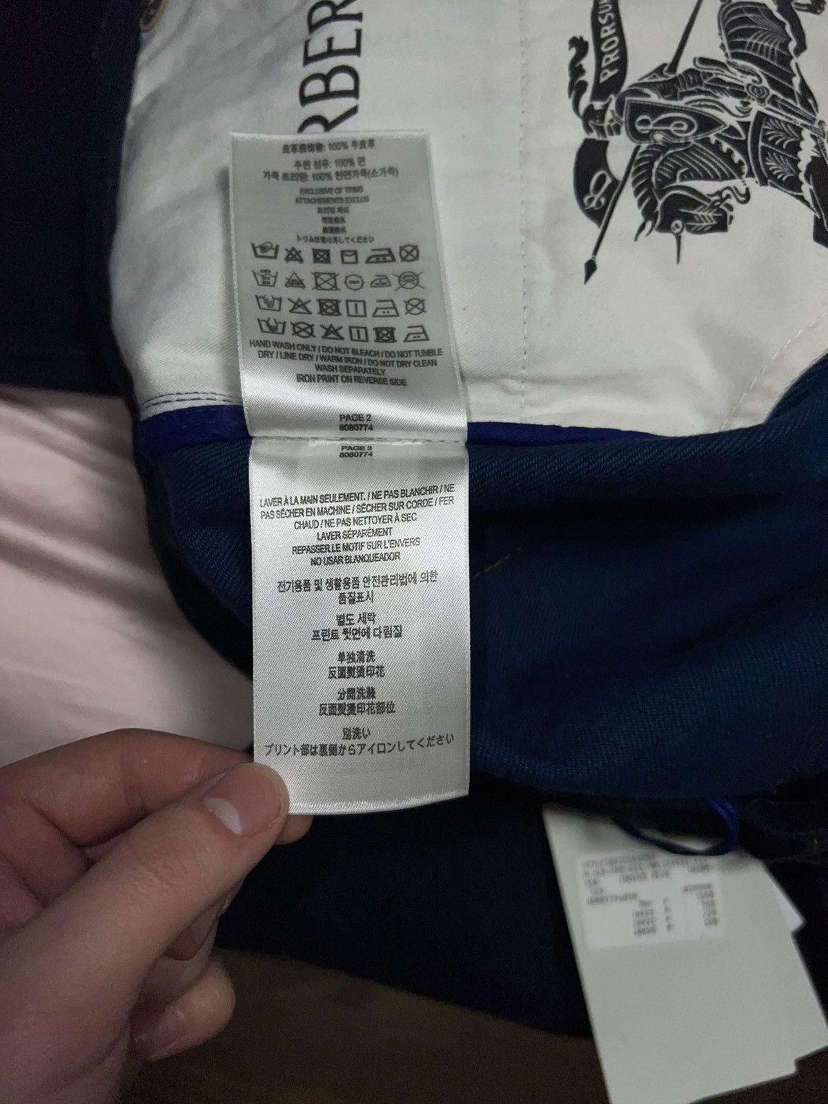 Burberry Burberry Indigo Rose Bottom Denim Jeans Size US 33 - 13 Thumbnail
