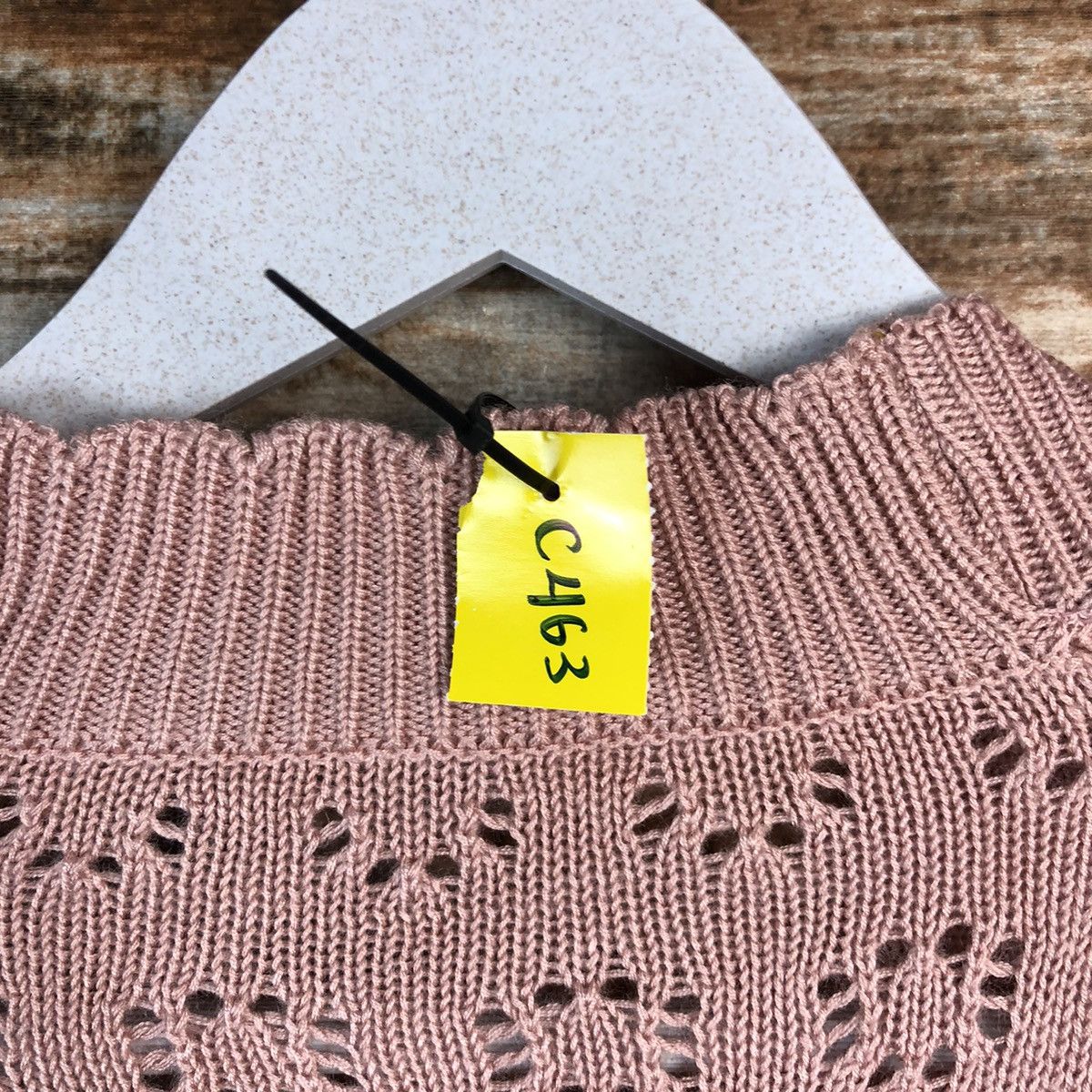 Homespun Knitwear × Japanese Brand × Vintage DL Japan vintage Pink Cardigan Knitwear #C463 Size M / US 6-8 / IT 42-44 - 15 Thumbnail