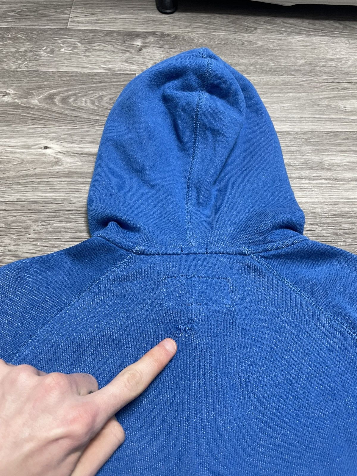 Armani Vintage Armani Jeans Blue Logo Zip-Up Hoodie Size US M / EU 48-50 / 2 - 19 Thumbnail