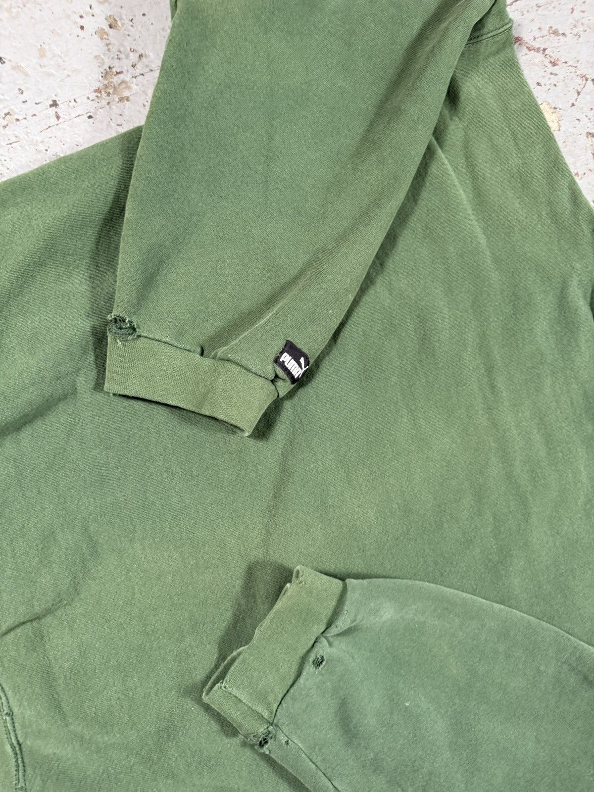 Puma Vintage Thrashed Green Bay Packers Puma Sweater Distressed Size US XL / EU 56 / 4 - 7 Thumbnail
