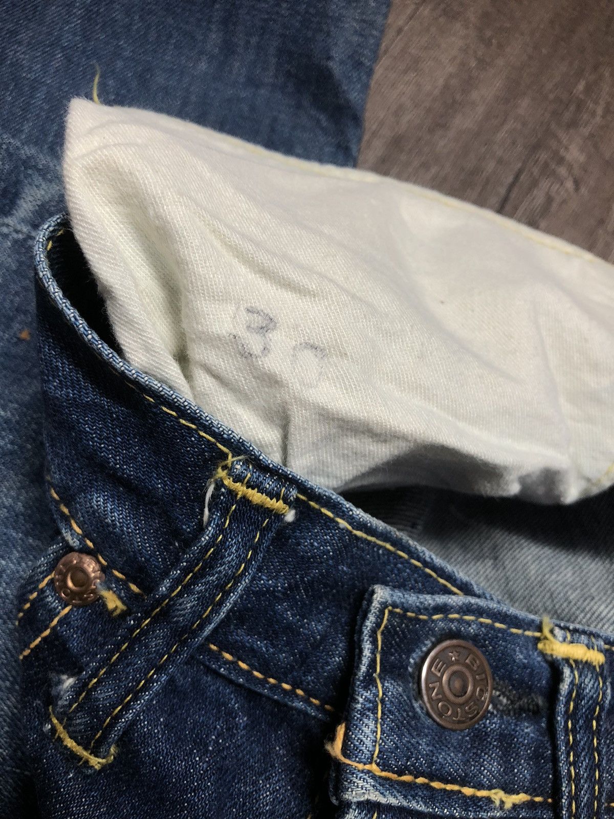 Japanese Brand × Vintage Vintage Big Stone Denim Jeans Size US 29 - 22 Thumbnail