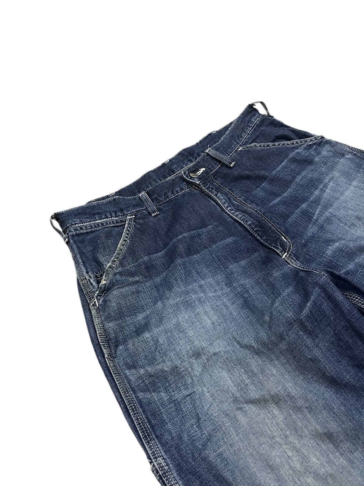 Carhartt CARHARTT DENIM CARPENTER SHORT PANTS Size US 36 / EU 52 - 3 Thumbnail