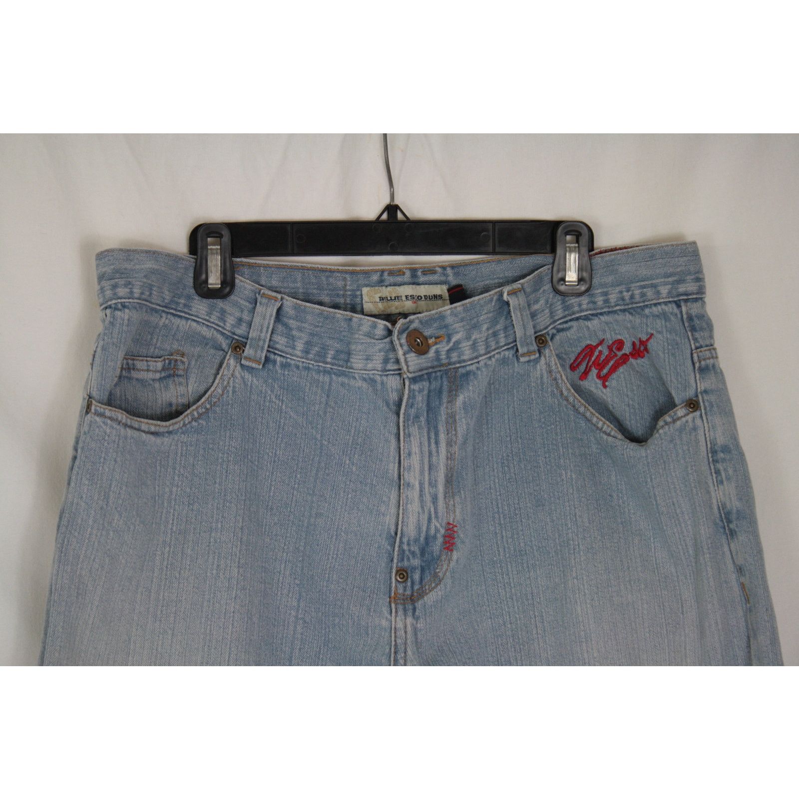 Vintage Y2K Baggy Jeans Grunge Skater Embroidered Wide Leg Denim Size US 38 / EU 54 - 8 Thumbnail