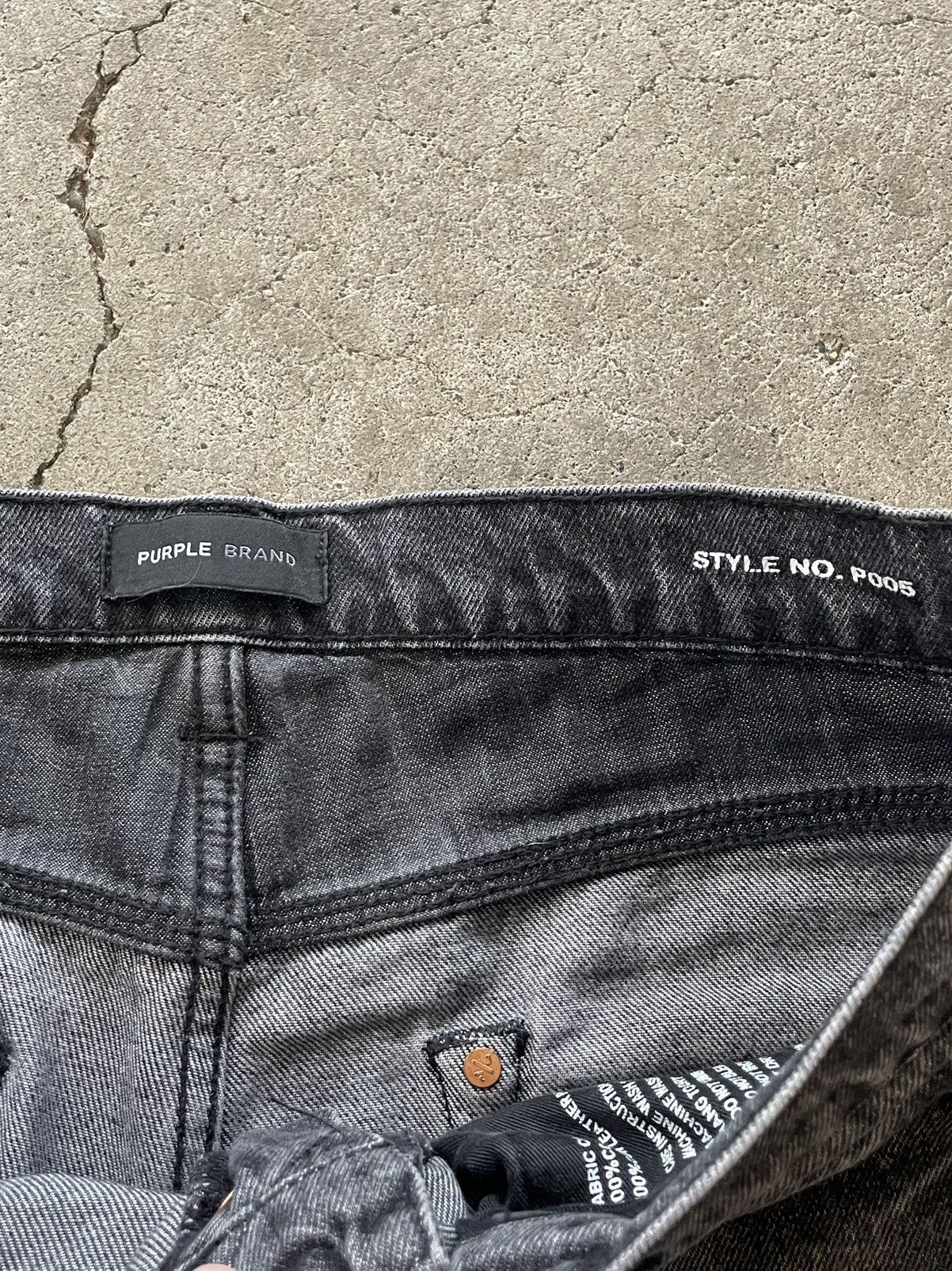 Purple Brand Purple Brand Distressed Black Denim Size US 32 / EU 48 - 7 Thumbnail