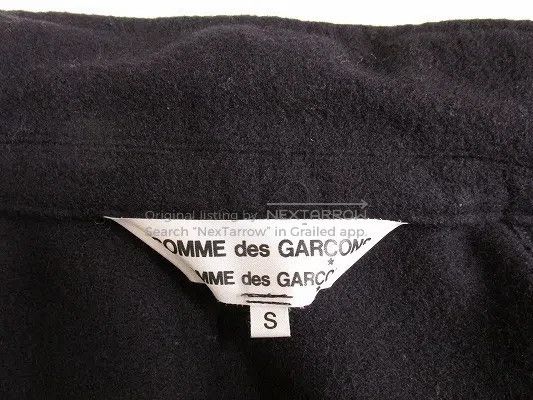 Comme des Garcons Comme Des Garcons Melton Deformed Coat Size S / US 4 / IT 40 - 4 Thumbnail