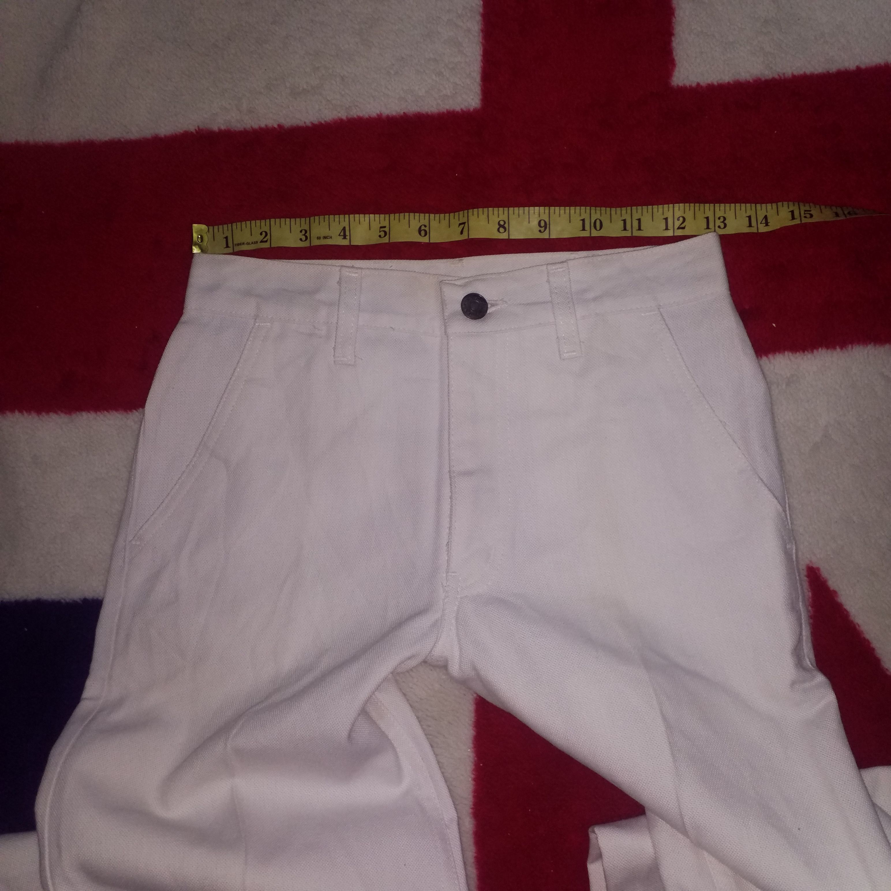 Japanese Brand WHITE SUPER FLARE AFRO YEARS Size US 26 / EU 42 - 2 Thumbnail