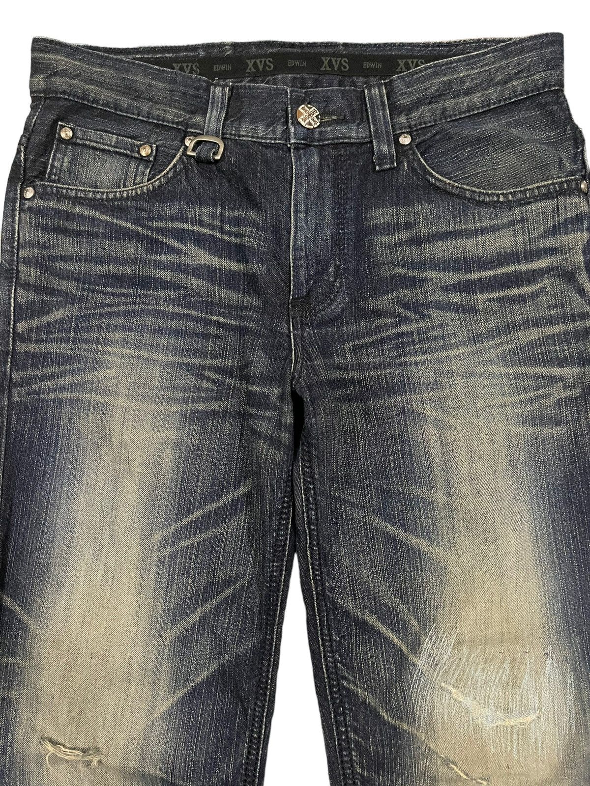 Edwin Exclusive Vintage Edwin XVS Blue Wash Style Baggy Jeans Size US 32 / EU 48 - 3 Thumbnail