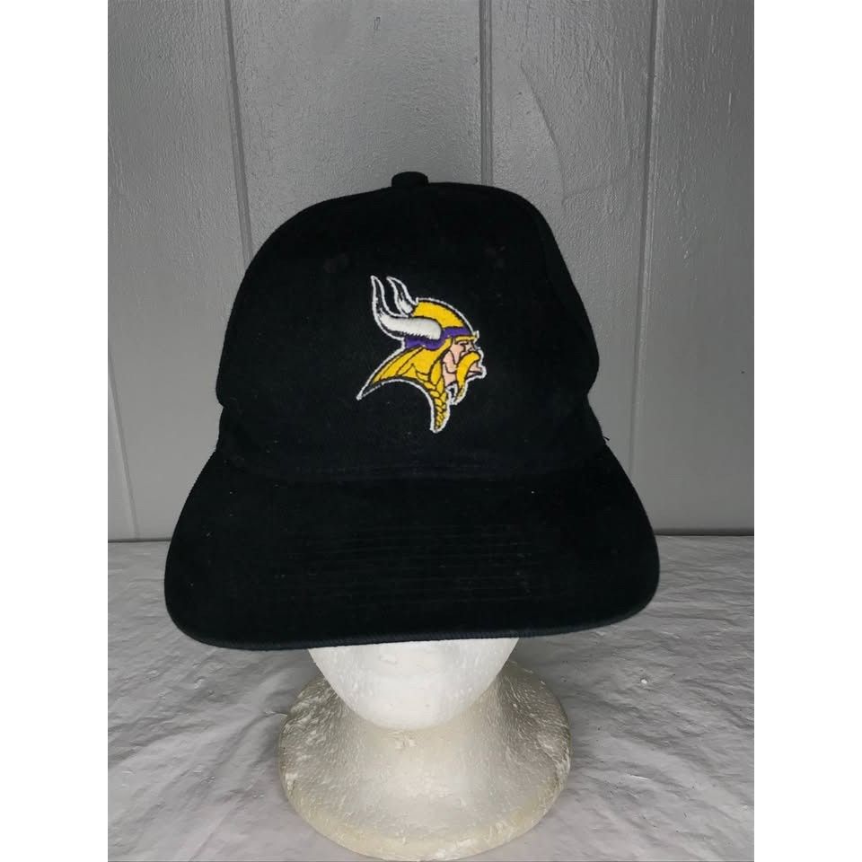 NFL × Vintage Vintage Minnesota Vikings Plain Logo Strapback hat cap Size ONE SIZE - 1 Thumbnail