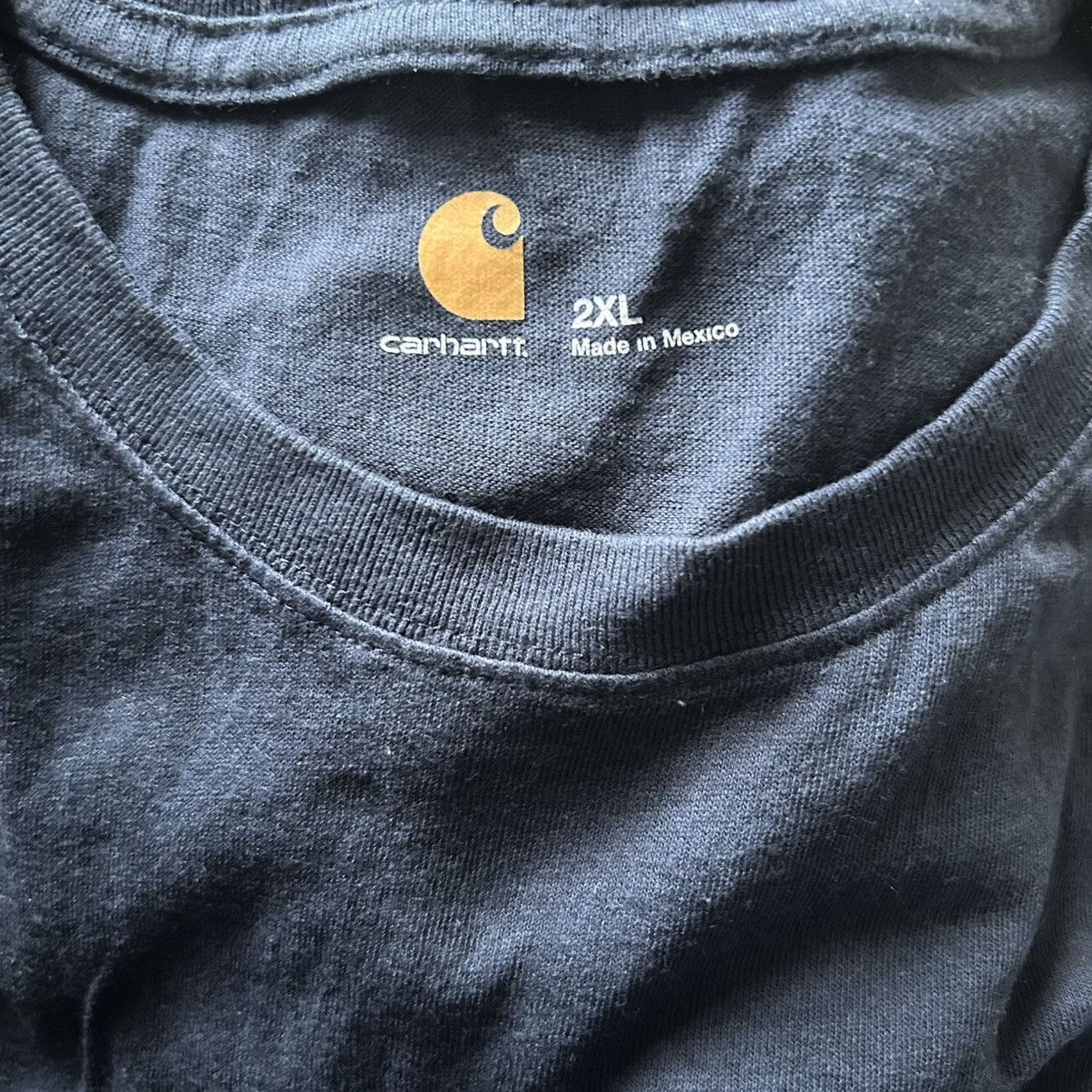Carhartt Carhartt tshirt navy vintage Size US XXL / EU 58 / 5 - 3 Thumbnail