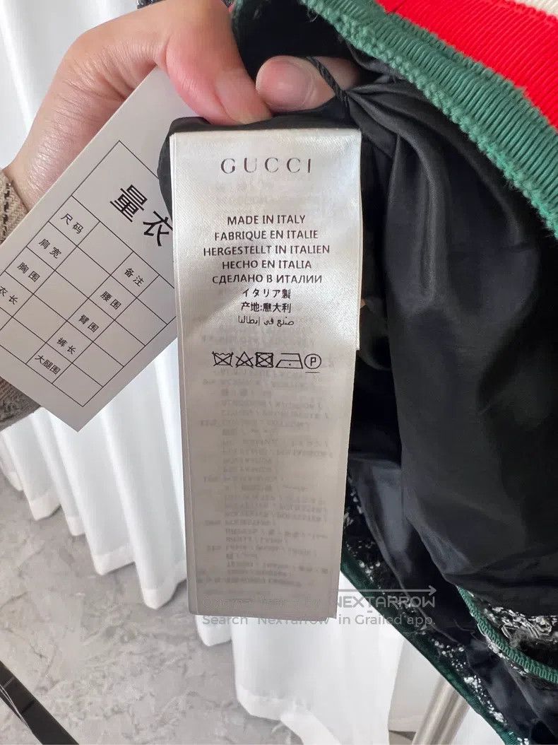 Gucci Gucci Soft tweed black and white plaid red and green edge Size XS / US 0-2 / IT 36-38 - 6 Thumbnail