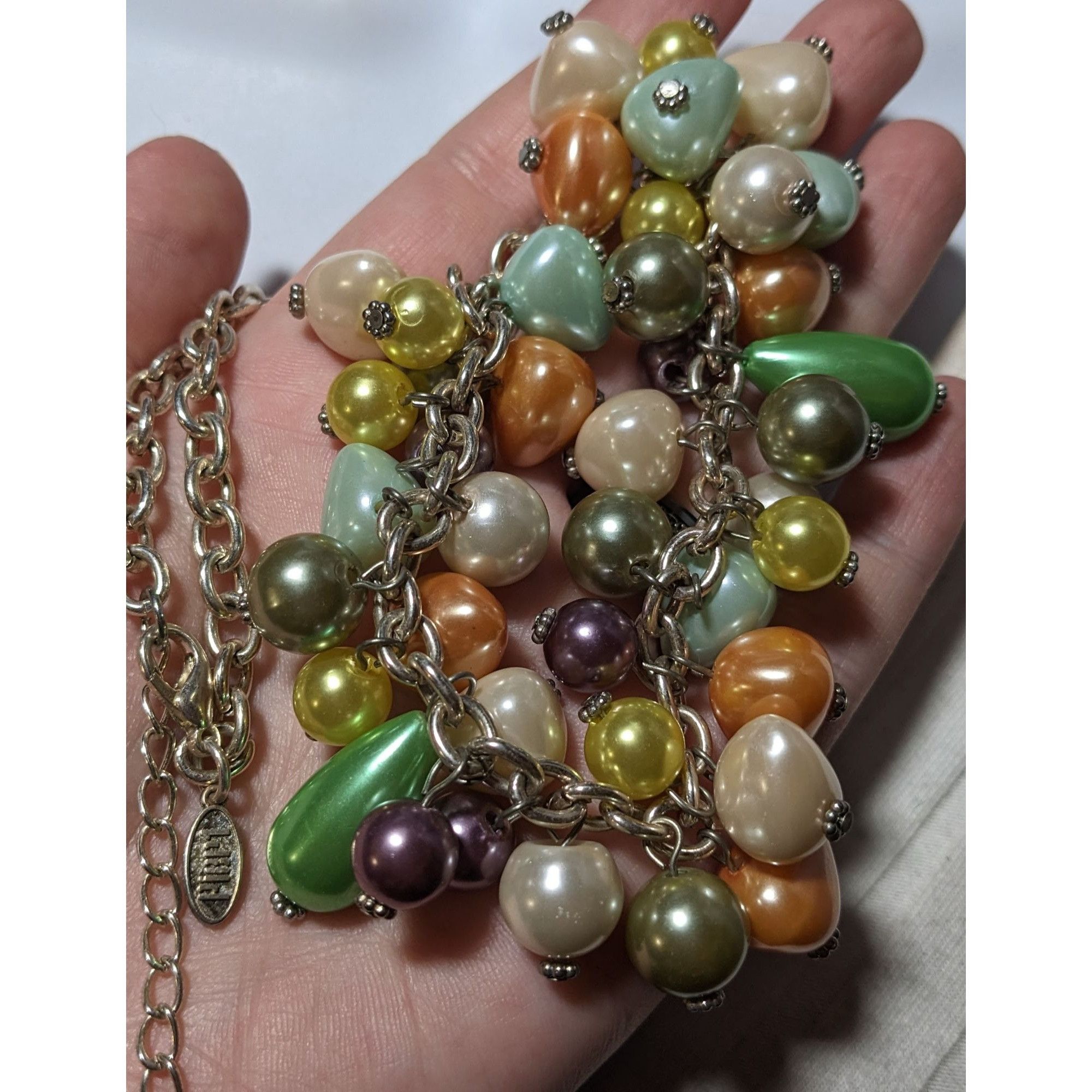 Other Pier 1 Imports Pastel Pearl Cluster Necklace Size ONE SIZE - 11 Thumbnail