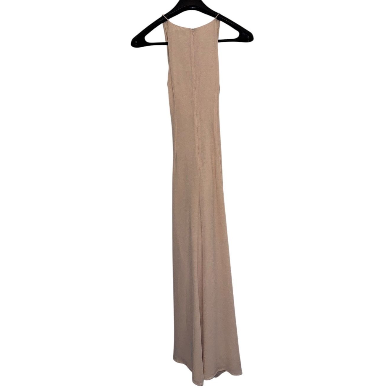 Other ,Andrea Iyamah Aminata Champagne Keyhole Halter Jumpsuit Sm Size 27" / US 4 / IT 40 - 3 Thumbnail