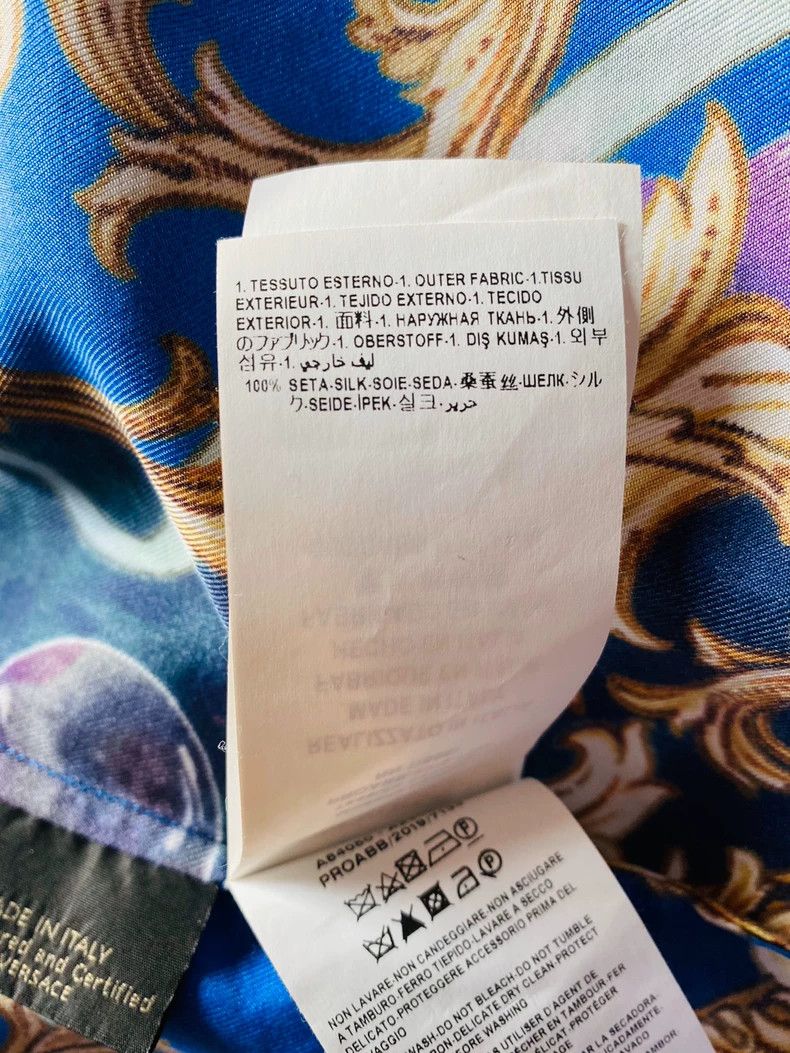 Versace Versace Mulberry silk shirt Size US XL / EU 56 / 4 - 8 Thumbnail