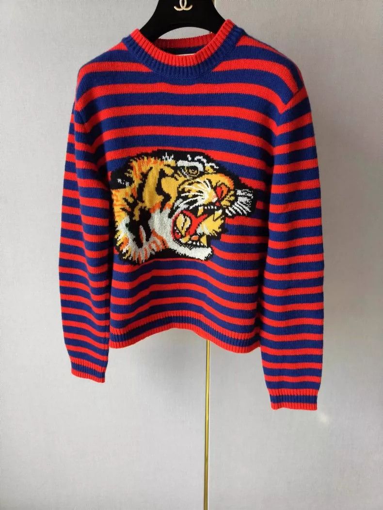 Gucci Gucci Sweater with Tiger Stripes Design-dmc Size US M / EU 48-50 / 2 - 1 Thumbnail
