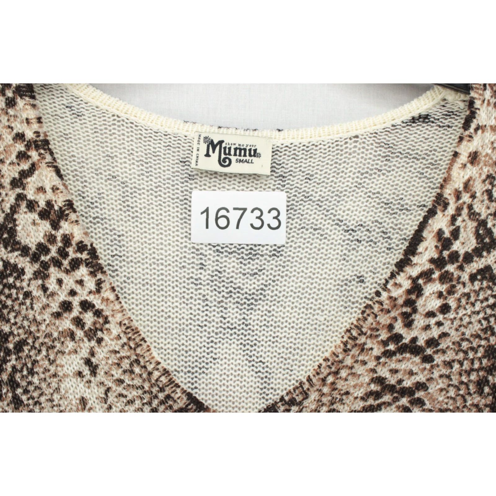 Show Me Your MuMu Show Me Your Mumu Sweater Womens Small Hug Me Python Print Oversized Knit Snake Shirt Size S / US 4 / IT 40 - 6 Thumbnail
