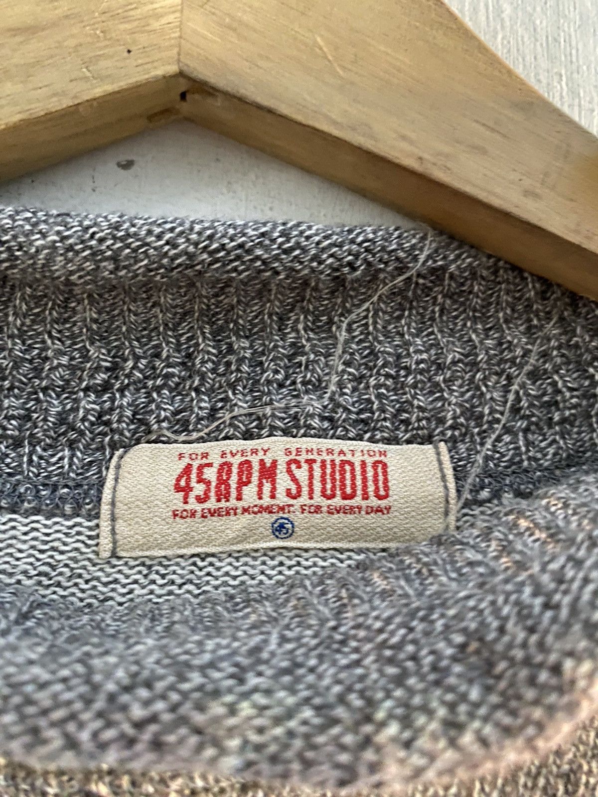 45rpm 45rpm distressed knit sweatshirt Size US M / EU 48-50 / 2 - 6 Thumbnail