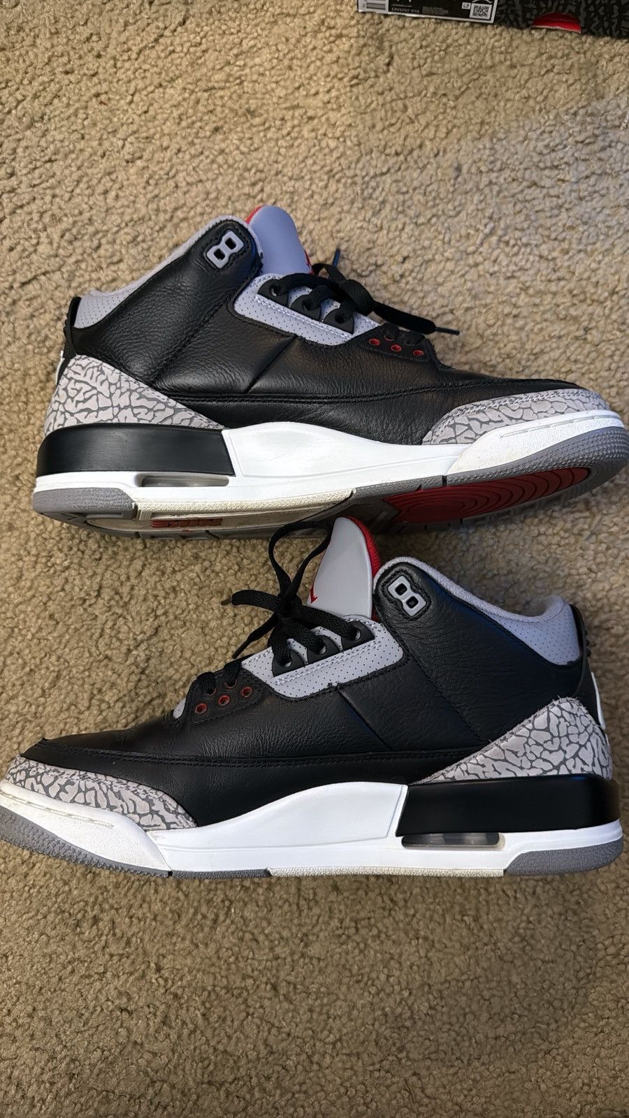 Jordan Brand air jordan 3 retro cements Size US 11 / EU 44 - 2 Thumbnail