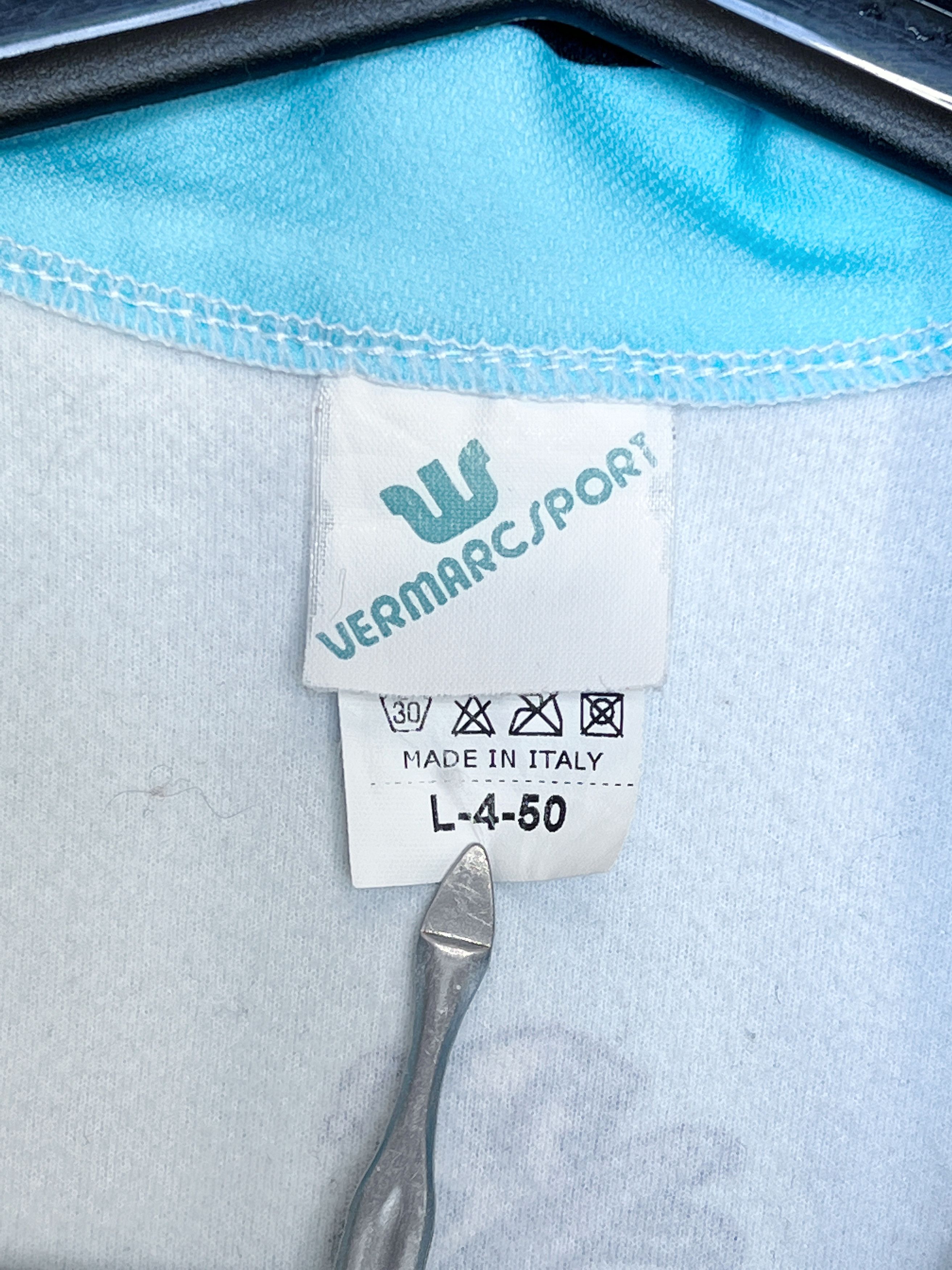 Vintage Vintage Vermarc Omega Pharma Warm Cycling Jersey Quick Step Size US M / EU 48-50 / 2 - 5 Thumbnail