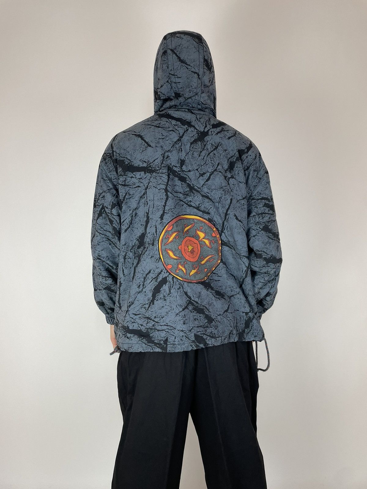 Reebok × Vintage Reebok Vintage hooded jacket 90s 80s Mens size XL Size US XL / EU 56 / 4 - 9 Thumbnail