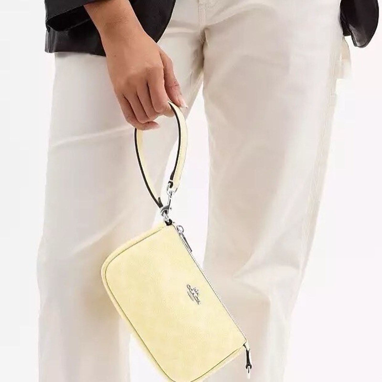 Coach NWT Coach Nolita 19 Signature Canvas CW426 Canvas/Silver/Hay Size ONE SIZE - 10 Thumbnail