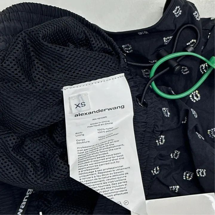 Alexander Wang Alexander Wang Black Letter Print Casual Shorts - Size 22" - 3 Thumbnail
