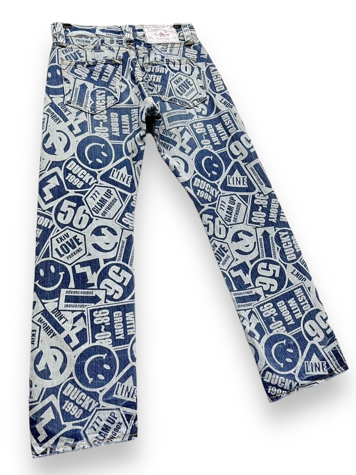 Other DOPE🔥CO&LU Vintage Full Print Denim Hysteric Glamour Style Size US 29 - 6 Thumbnail