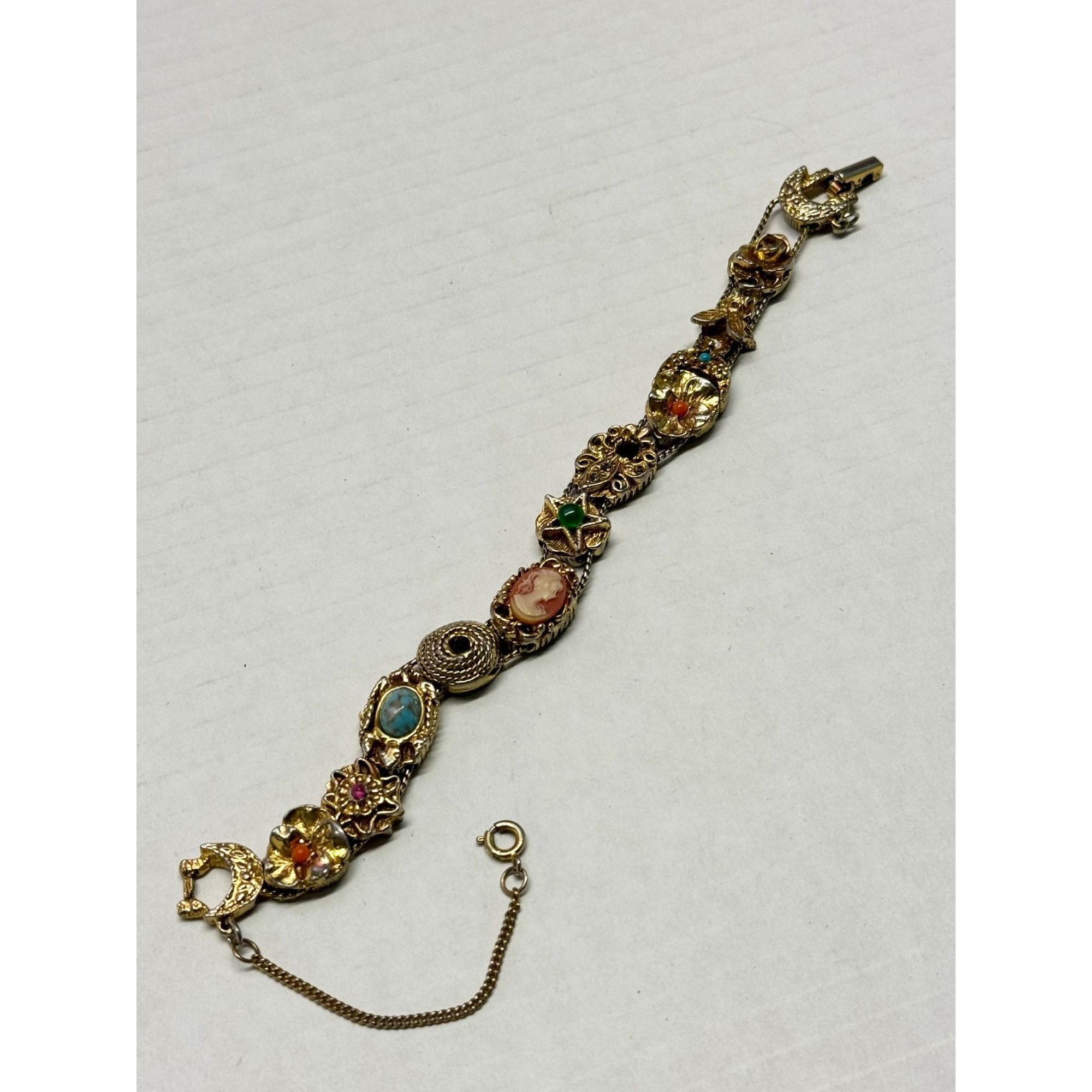 Vintage Vintage jeweled slide bracelet Size ONE SIZE - 8 Thumbnail