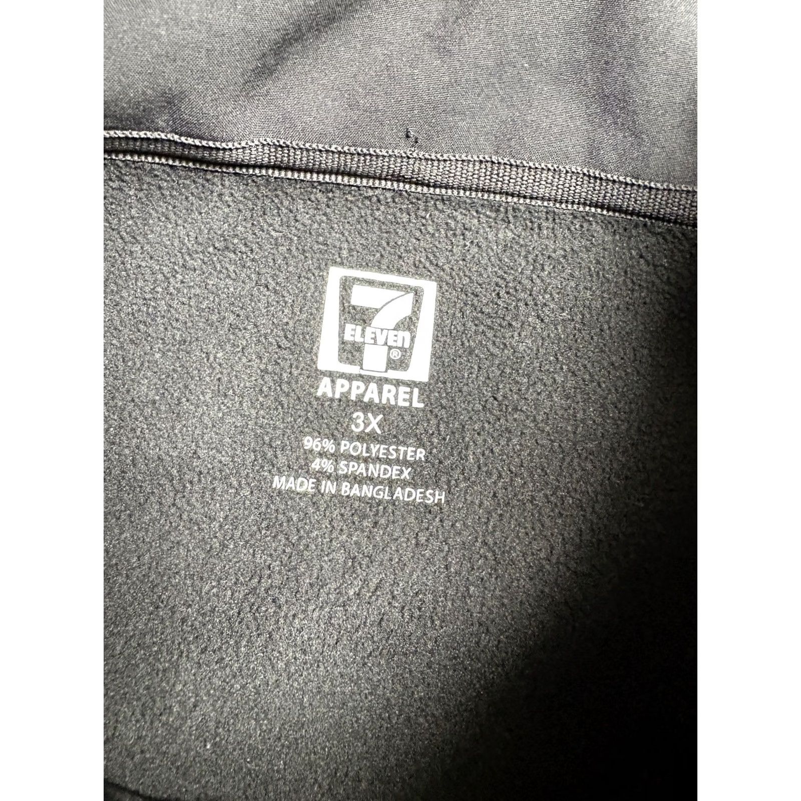 Vintage 7-11 Jacket Employee Adult 3XL Black Full Zip Uniform Shirt Mens Size US XXL / EU 58 / 5 - 7 Thumbnail