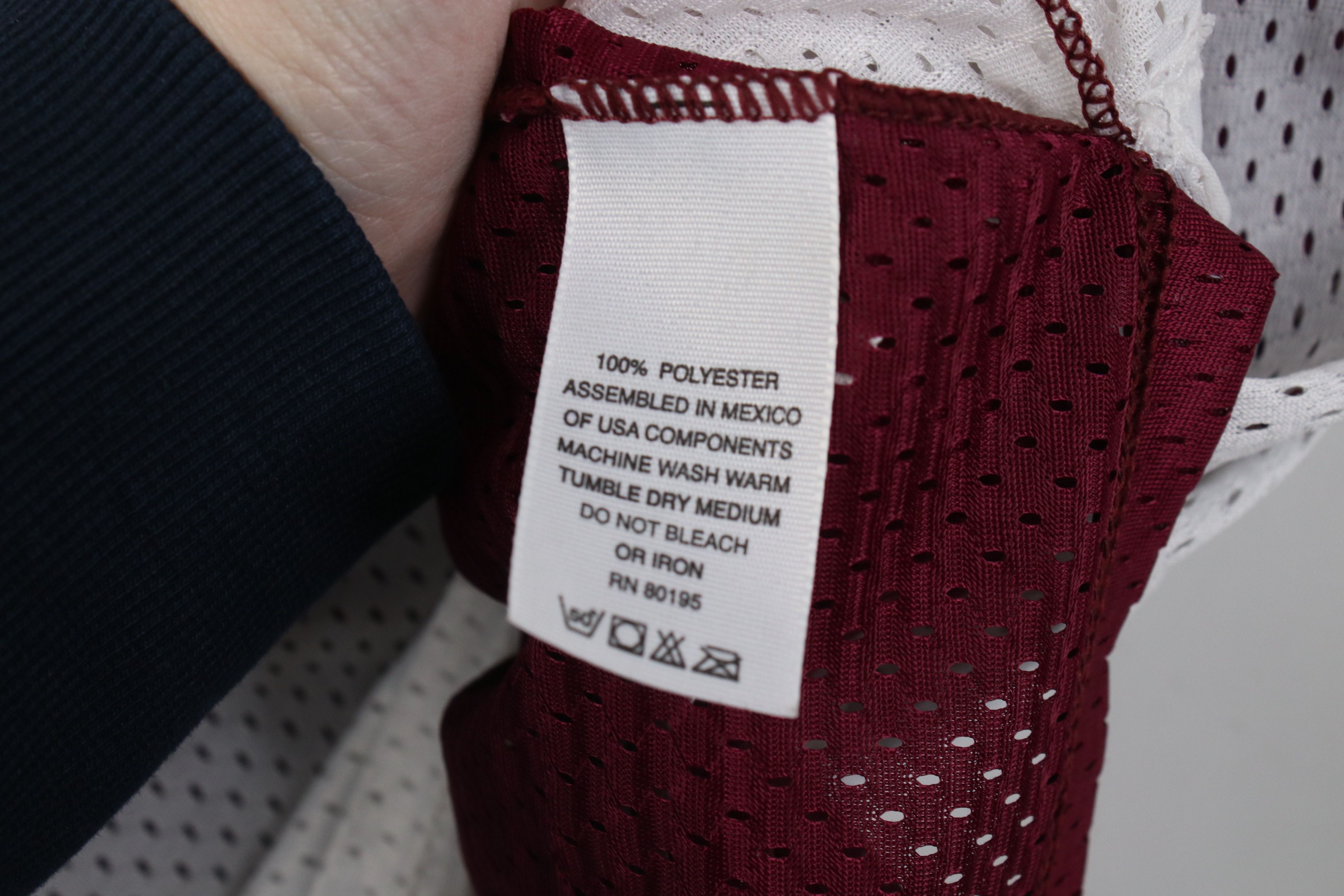 Vintage Vintage Reversible Lacrosse Co Mesh Jersey Maroon White Size US M / EU 48-50 / 2 - 13 Thumbnail