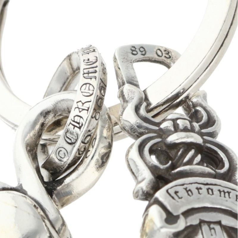 Chrome Hearts Chrome Hearts ROLLER No5 Dagger Key Ring Silver Size ONE SIZE - 3 Thumbnail