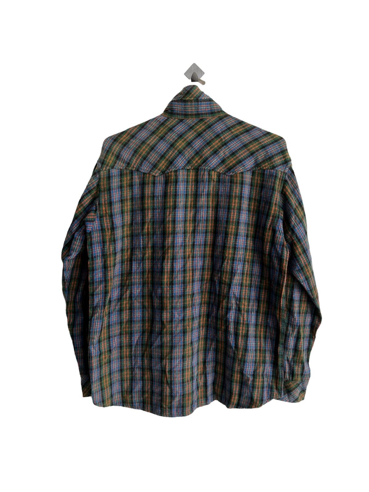 Final Home Final Home Kosuke Tsumura Psychedelics Plaid Flannel Shirt Size US M / EU 48-50 / 2 - 6 Thumbnail