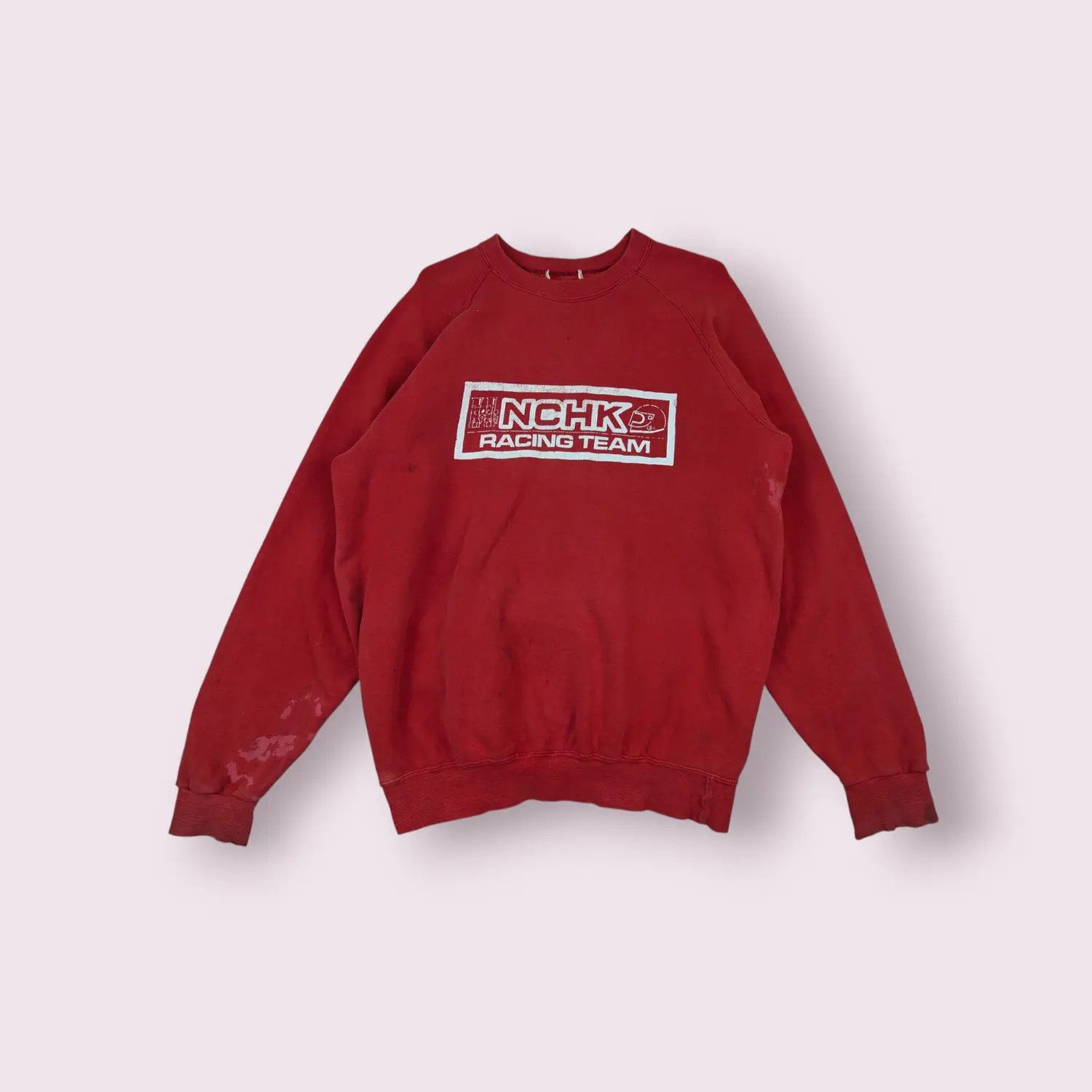 Japanese Brand × Vintage Vintage 80's Japan NCHK Racing Motorsport Mitsubishi Jumper Size US M / EU 48-50 / 2 - 1 Thumbnail
