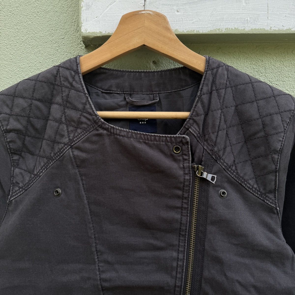 Gap Cropped Asymetrical Zipper Chore GAP Jacket Size US XS / EU 42 / 0 - 2 Thumbnail