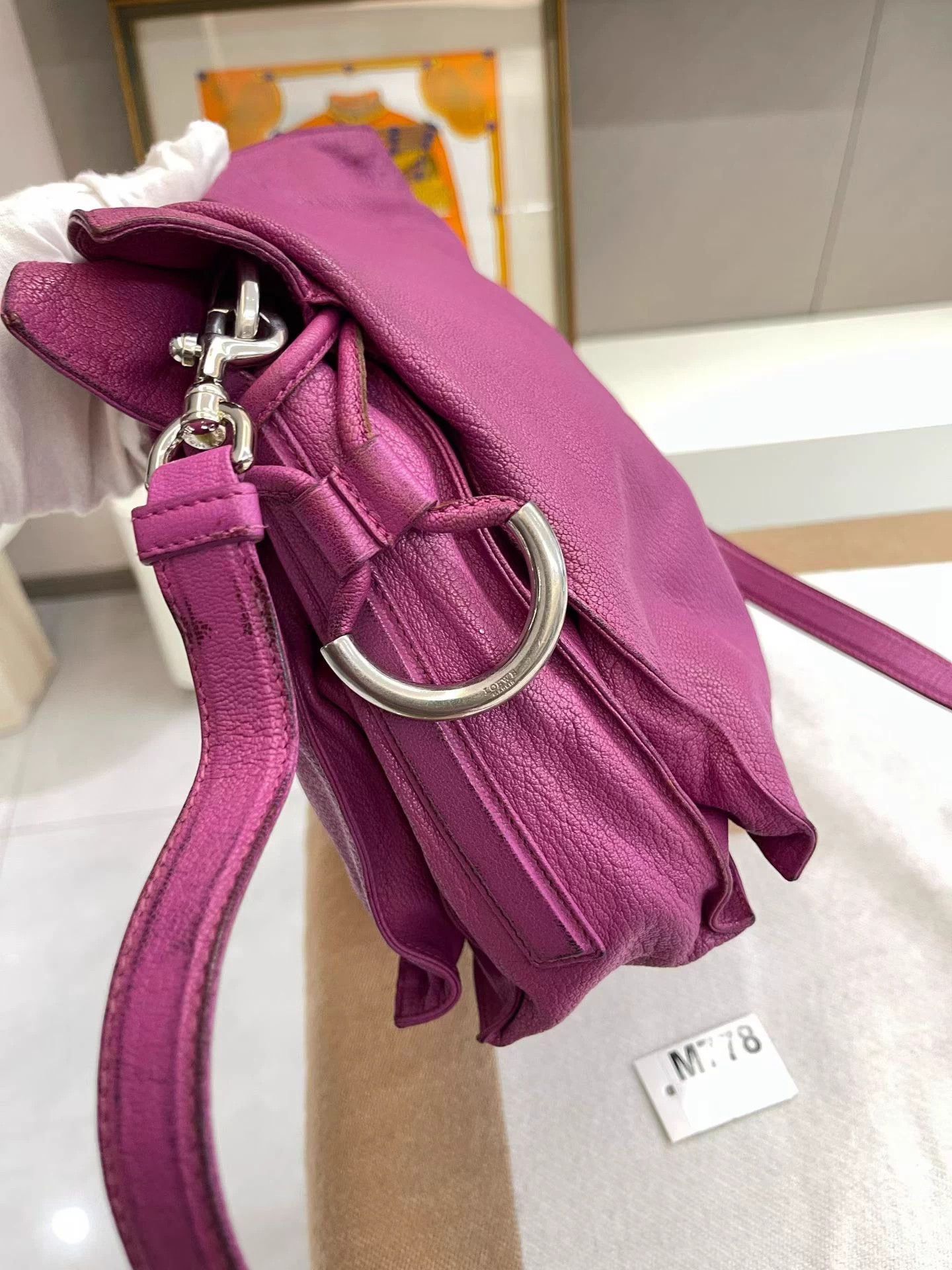 Loewe Loewe Lucky Bag 28x10x27 Good Condition M778 Size ONE SIZE - 4 Thumbnail