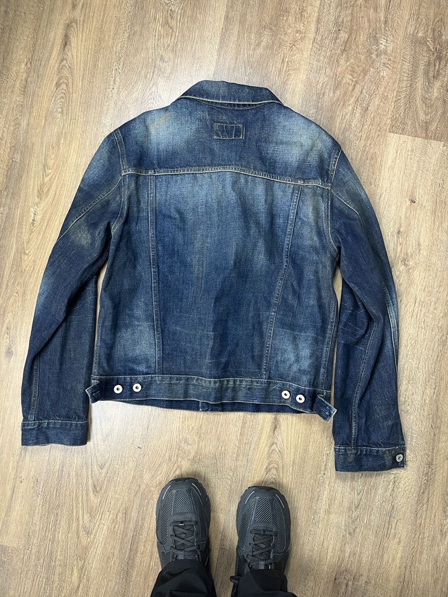 Japanese Brand × Vintage ➕Vintage y2k distressed mus wash denim trucker jacket Size US L / EU 52-54 / 3 - 3 Thumbnail