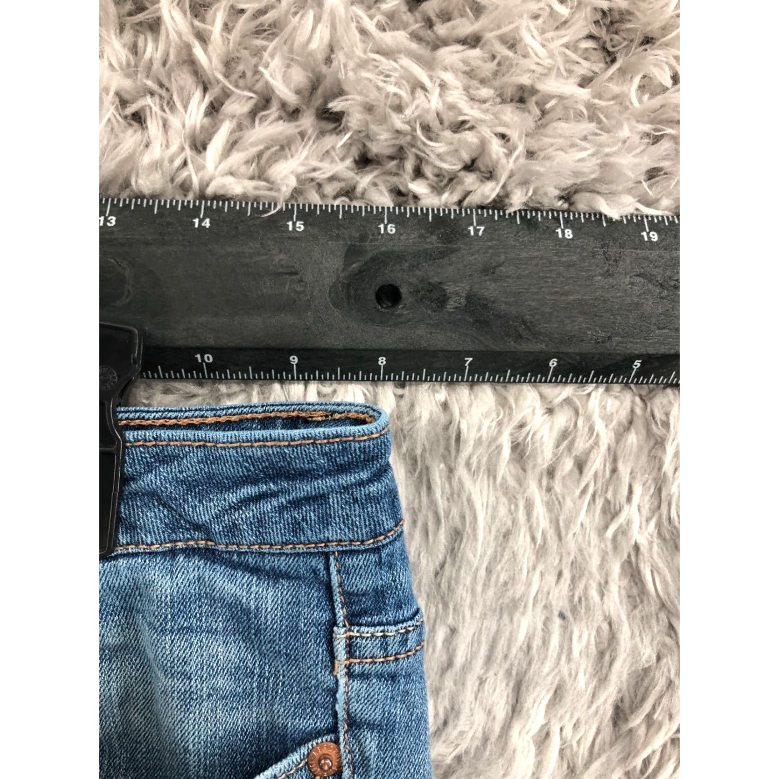 Vintage Aéropostale Bayla Skinny Jeans Short Womens Size 6 Medium Wash Blue Size 28" / US 6 / IT 42 - 2 Thumbnail
