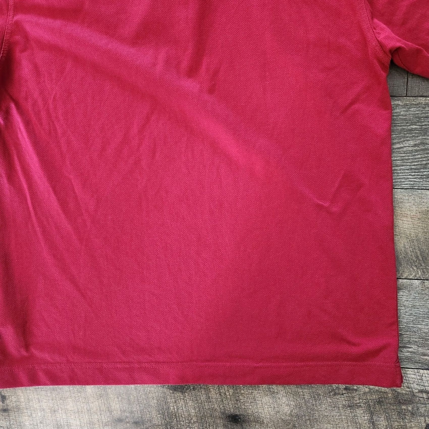 Nike VINTAGE Nike Golf Polo Mens Large Dark Red Dri-Fit Performance Y2K Size US L / EU 52-54 / 3 - 7 Thumbnail