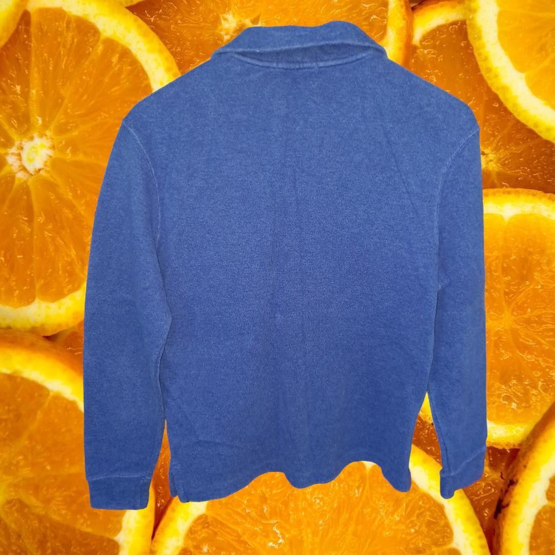 Polo Ralph Lauren Polo Ralph Lauren 1/4 Zip Blue with Blue Logo Sweater Size X Size US XS / EU 42 / 0 - 8 Thumbnail