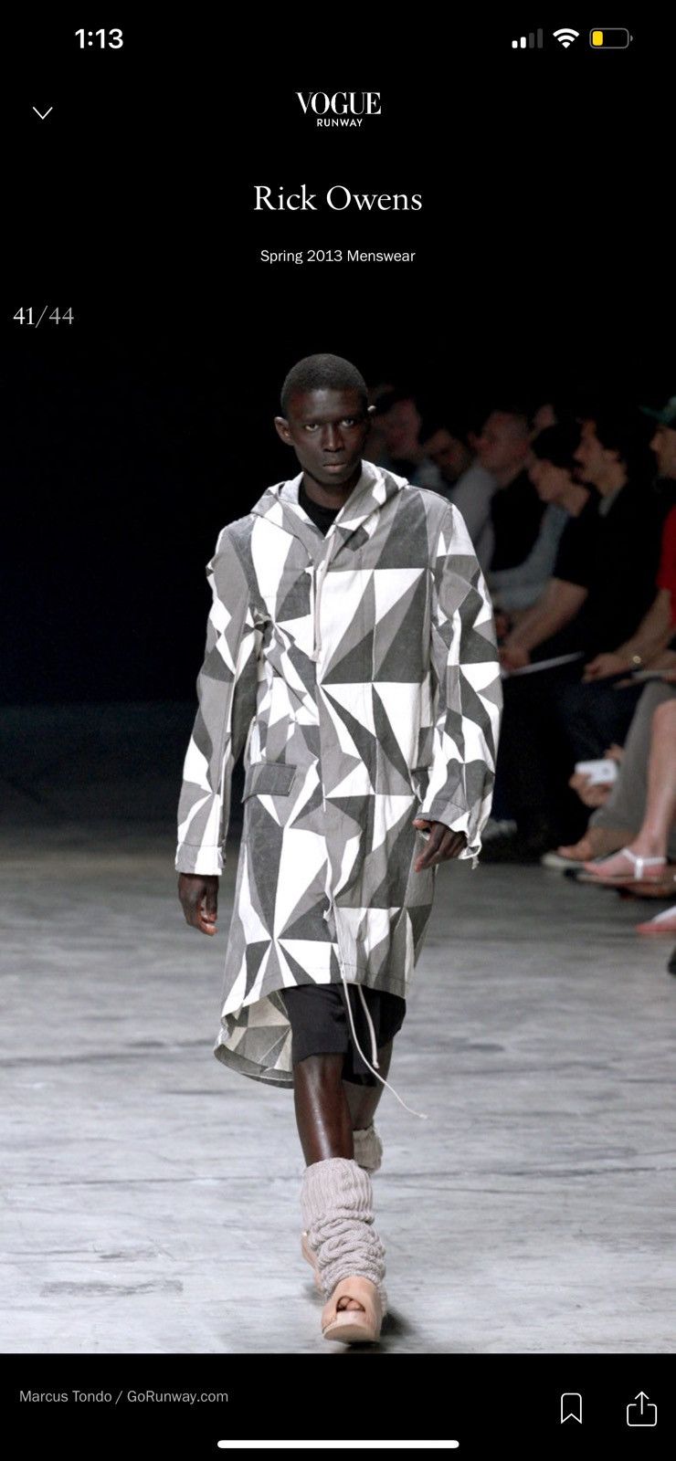 Rick Owens Rick owens ss13 geometric camo parka Size M / US 6-8 / IT 42-44 - 2 Thumbnail