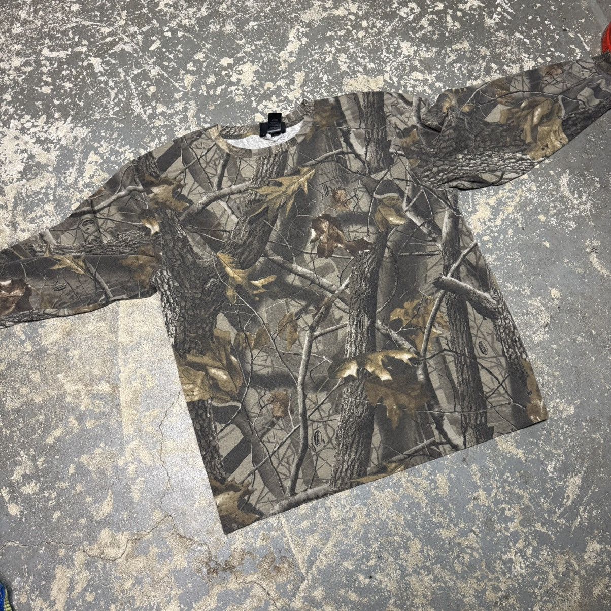 Vintage Vintage Winchester RealTree Camo Essential Pocket Long Slee Size US XL / EU 56 / 4 - 3 Thumbnail
