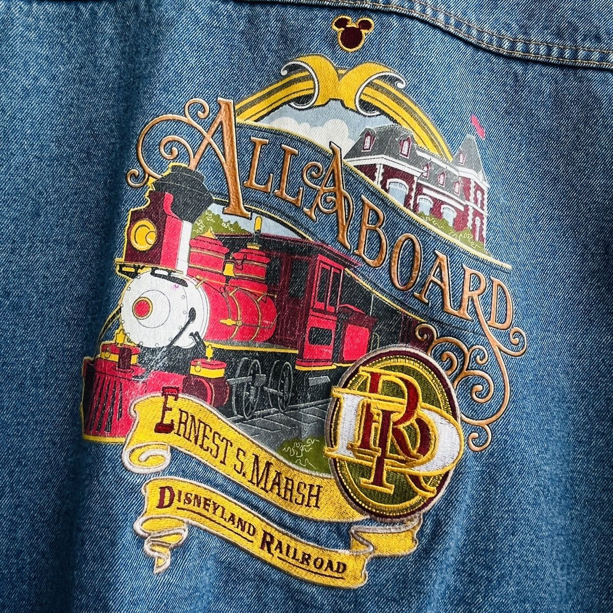 Other Vintage Disneyland Railroad Embroidered Denim Jacket XXL Size US XXL / EU 58 / 5 - 15 Thumbnail