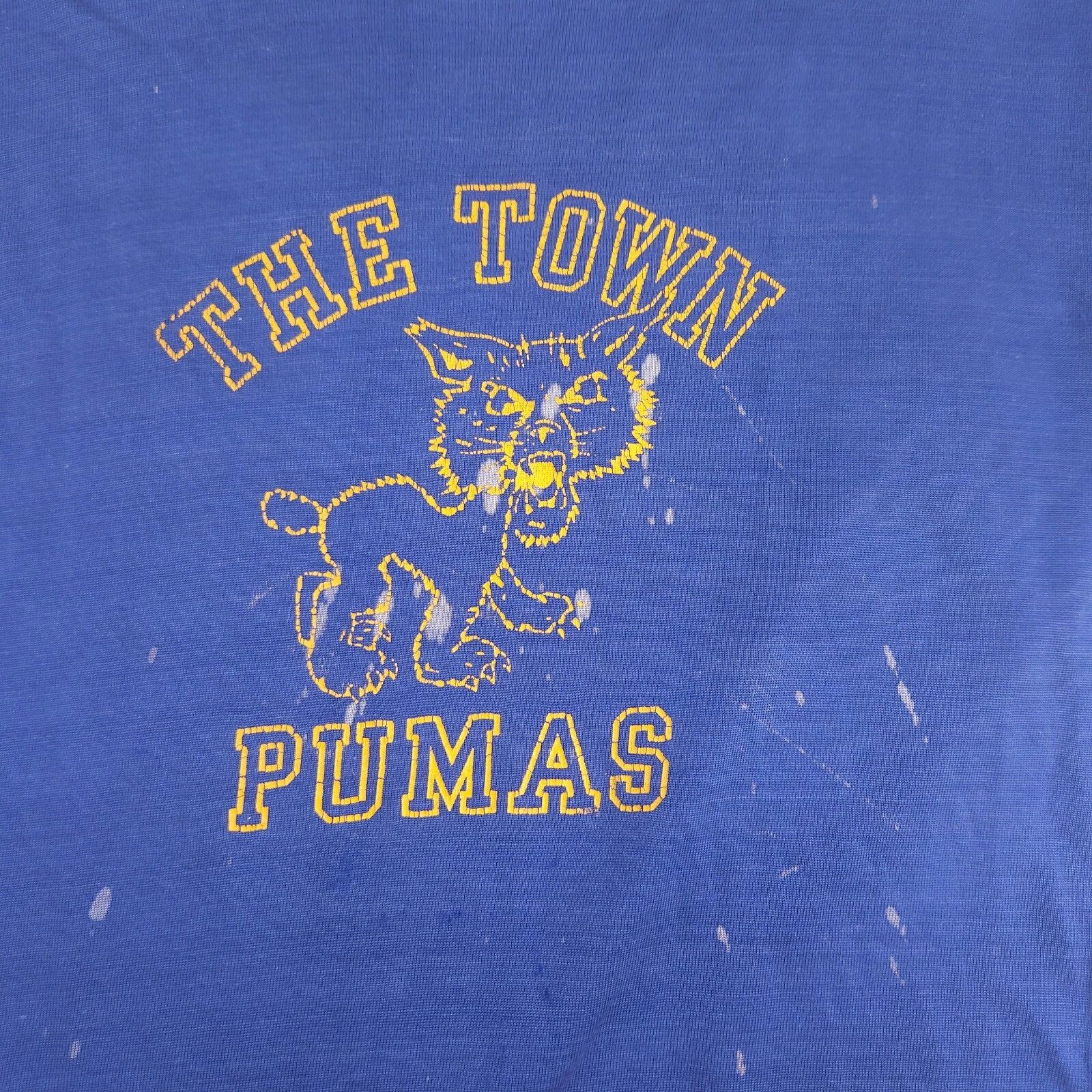 Vintage 50s Town Pumas Jersey L USA School Football PE True Vintage Size US L / EU 52-54 / 3 - 2 Thumbnail