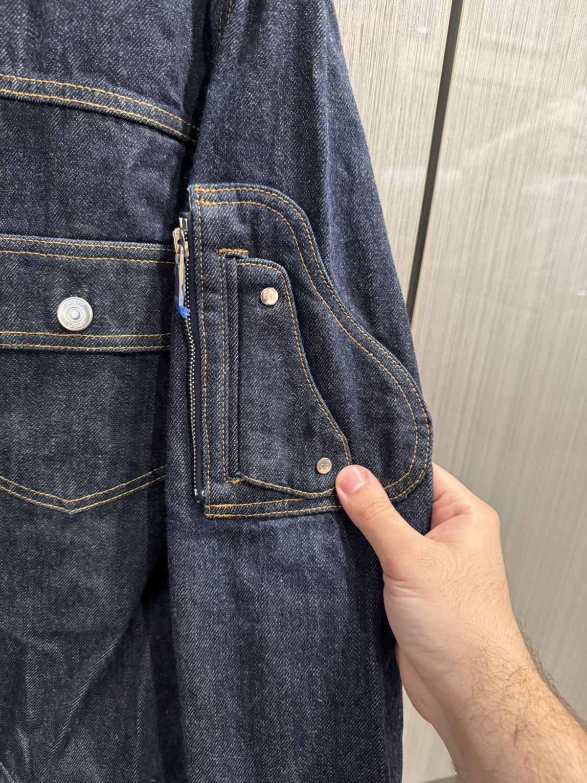 Dior Dior Selvedge Denim Saddle Jacket Size US L / EU 52-54 / 3 - 2 Thumbnail