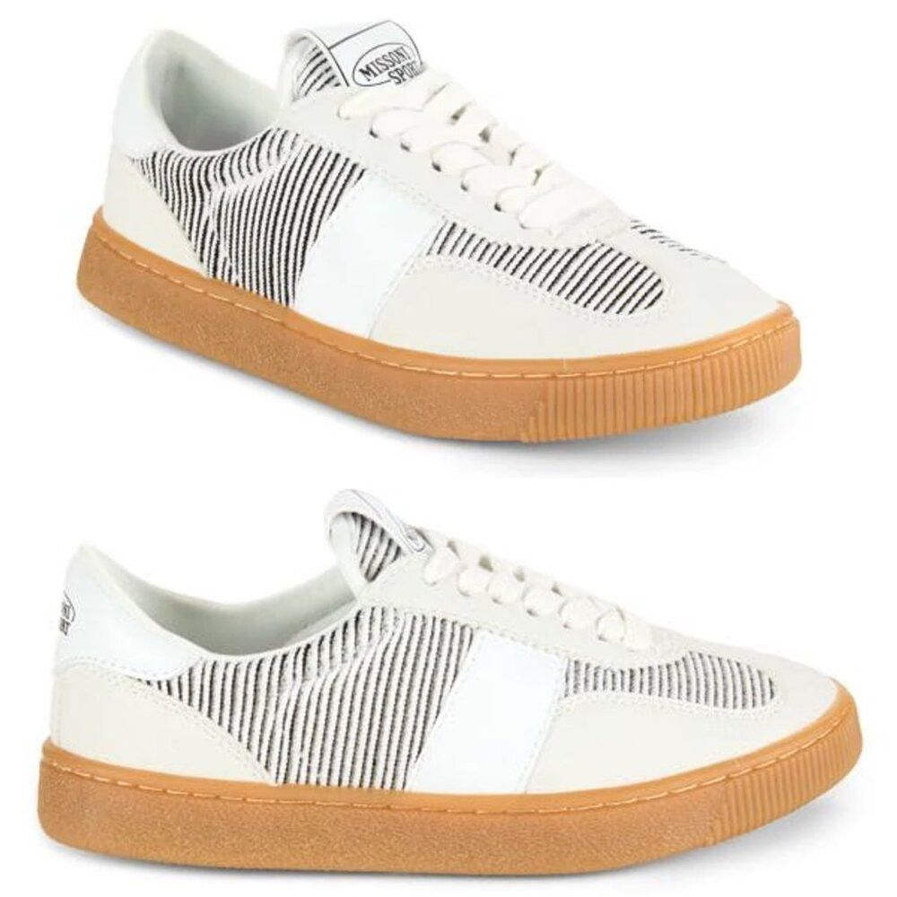 Missoni New Missoni 25MM Retro Low Top Platform White Sneakers Size Size US 8.5 / IT 38.5 - 1 Thumbnail