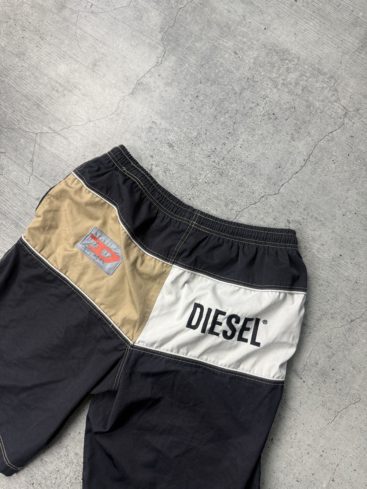 Diesel Vintage Diesel Mens Shorts Evisu Styled Strip Size US 34 / EU 50 - 4 Thumbnail