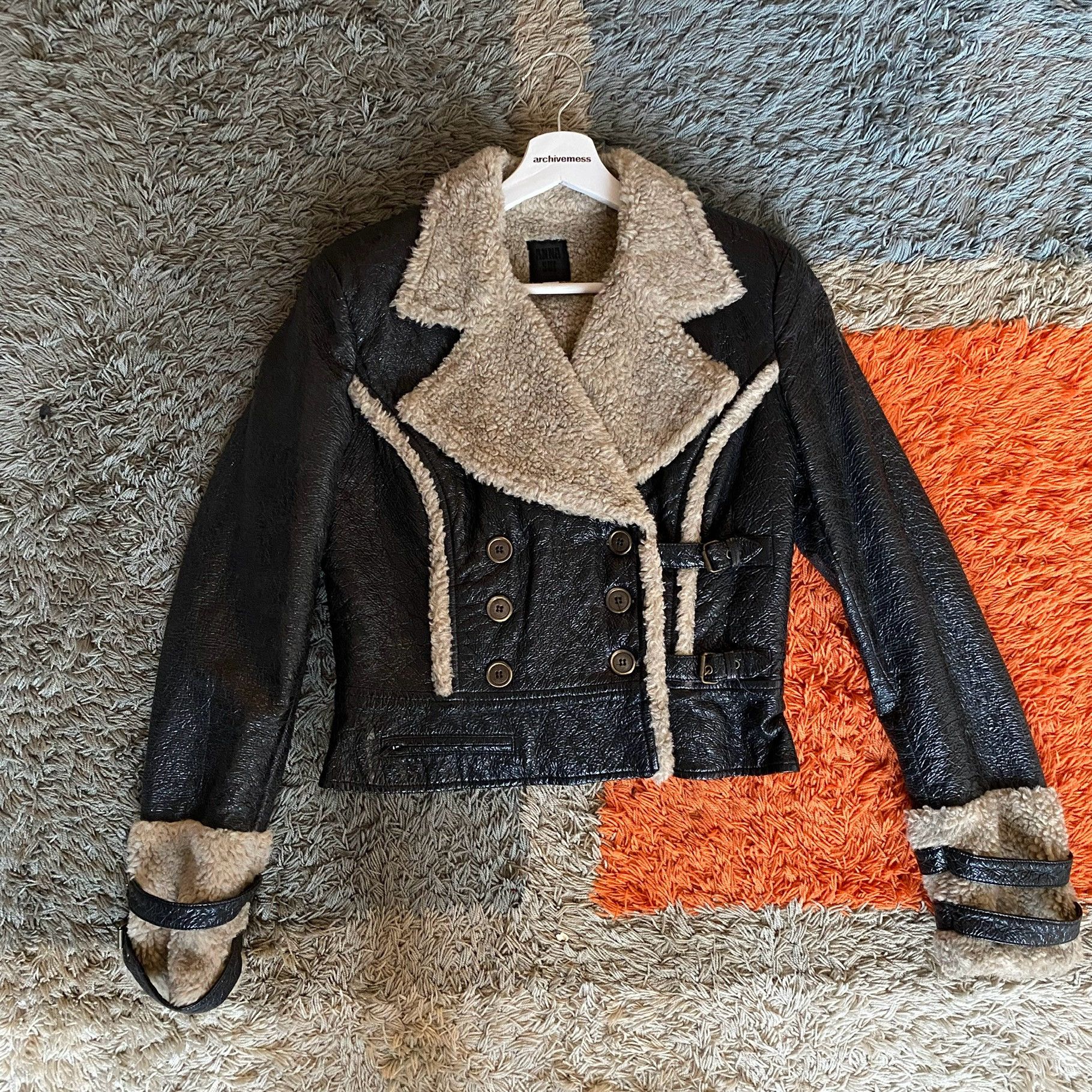 Anna Sui Anna Sui Shearling Leather Jacket Size S / US 4 / IT 40 - 1 Thumbnail